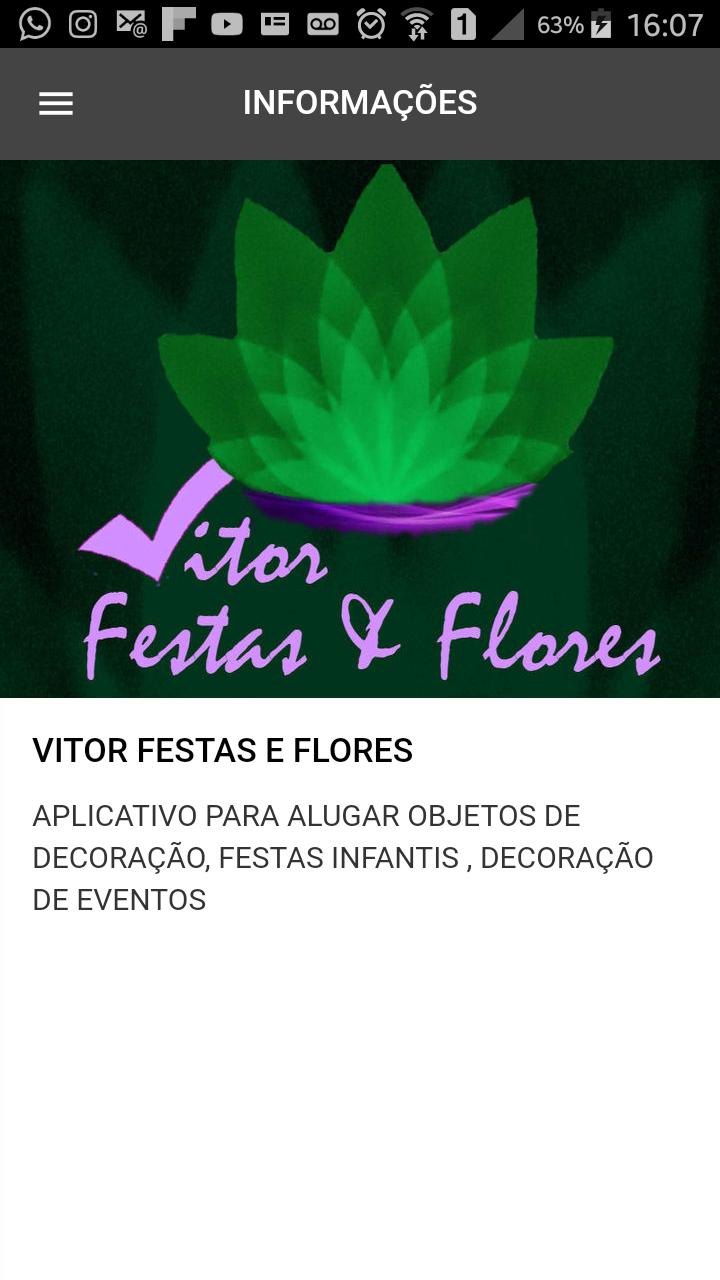 VITOR FESTAS E FLORES