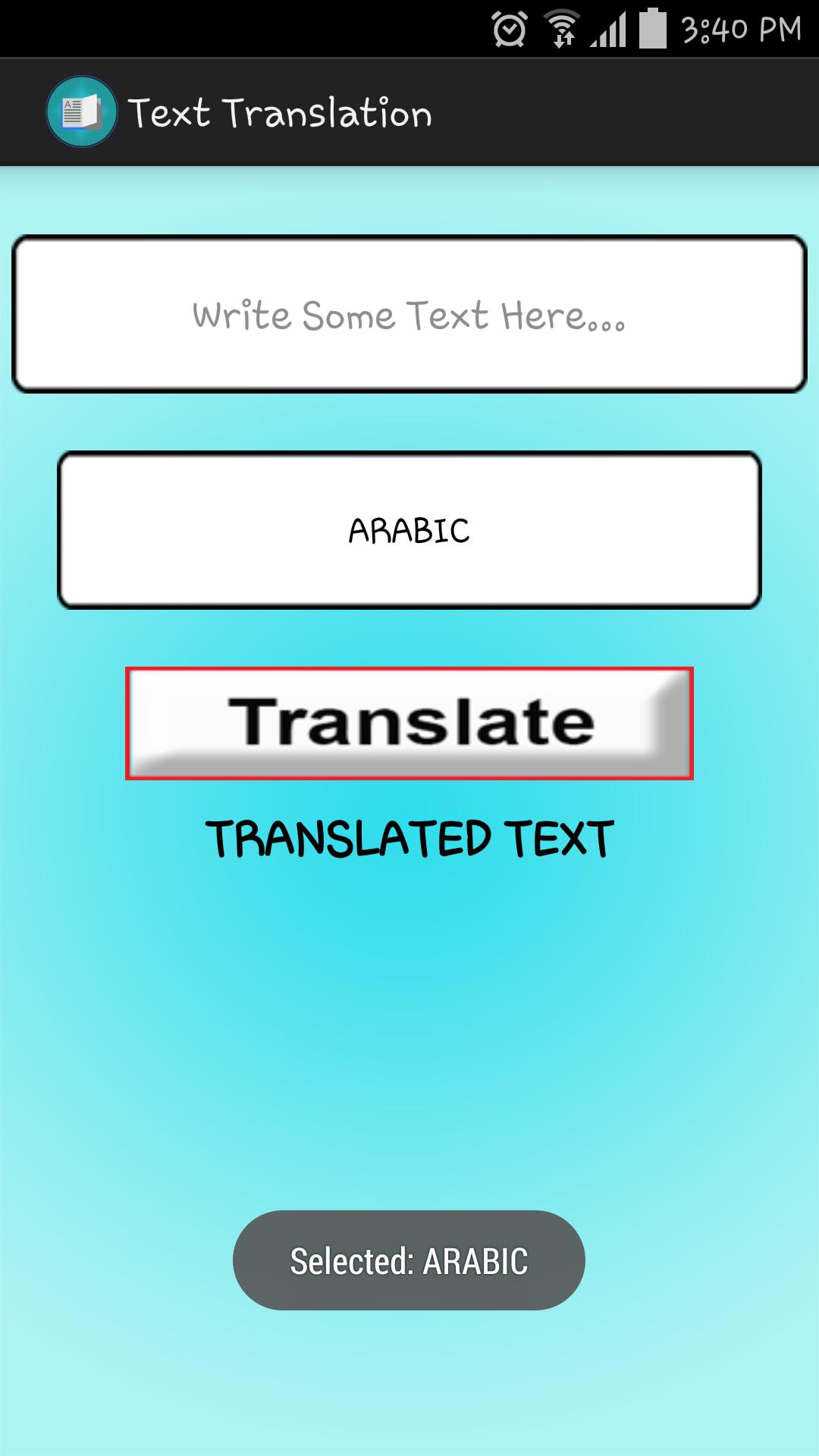 Text Translation