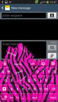 GO Keyboard Pink Zebra