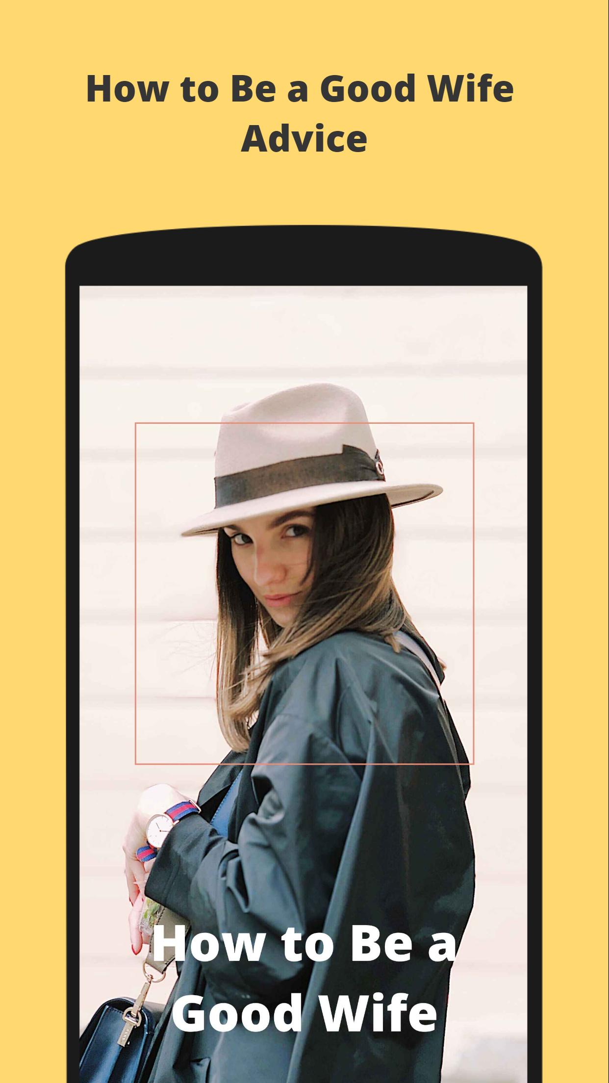 How to Be a Good Wife Advice