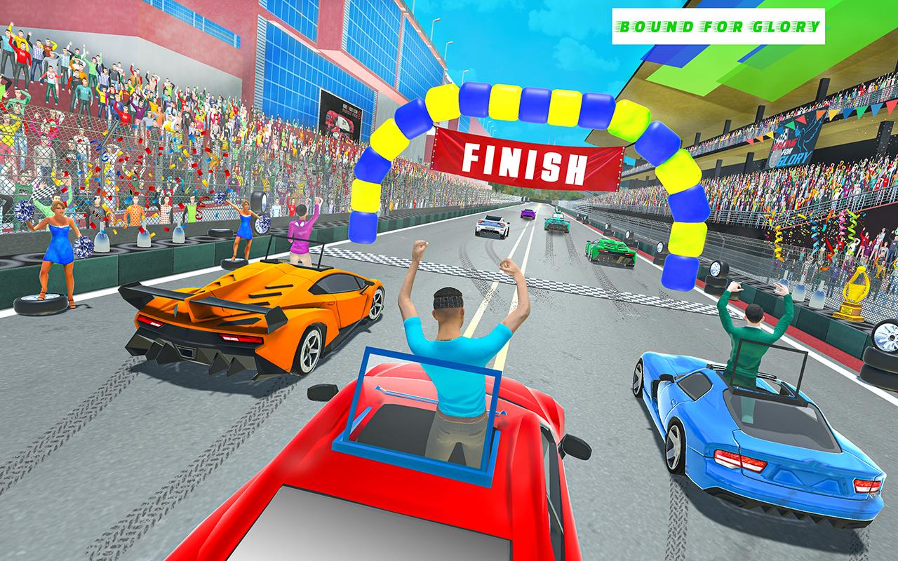 Superhero Car Racing Car Stunt