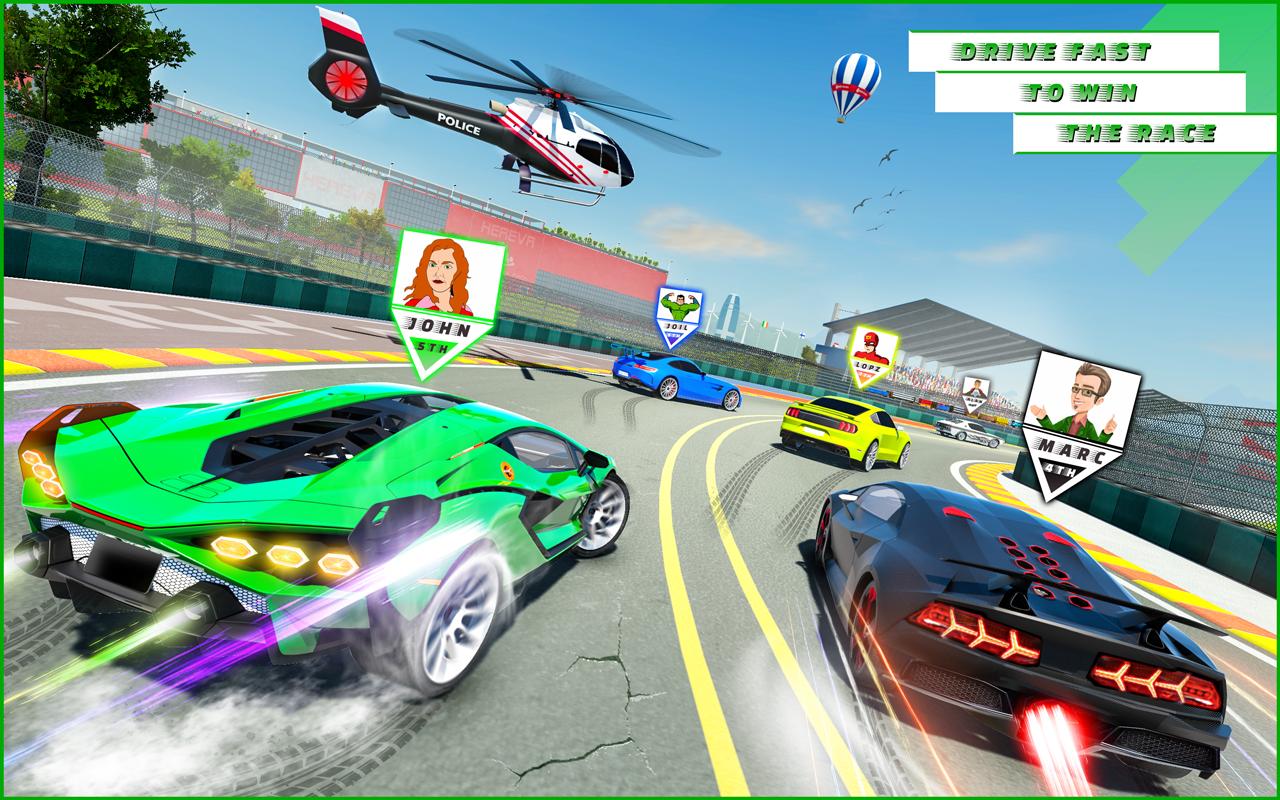 Superhero Car Racing Car Stunt