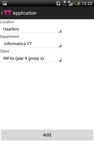 TimeTables - Inholland (MATT2)