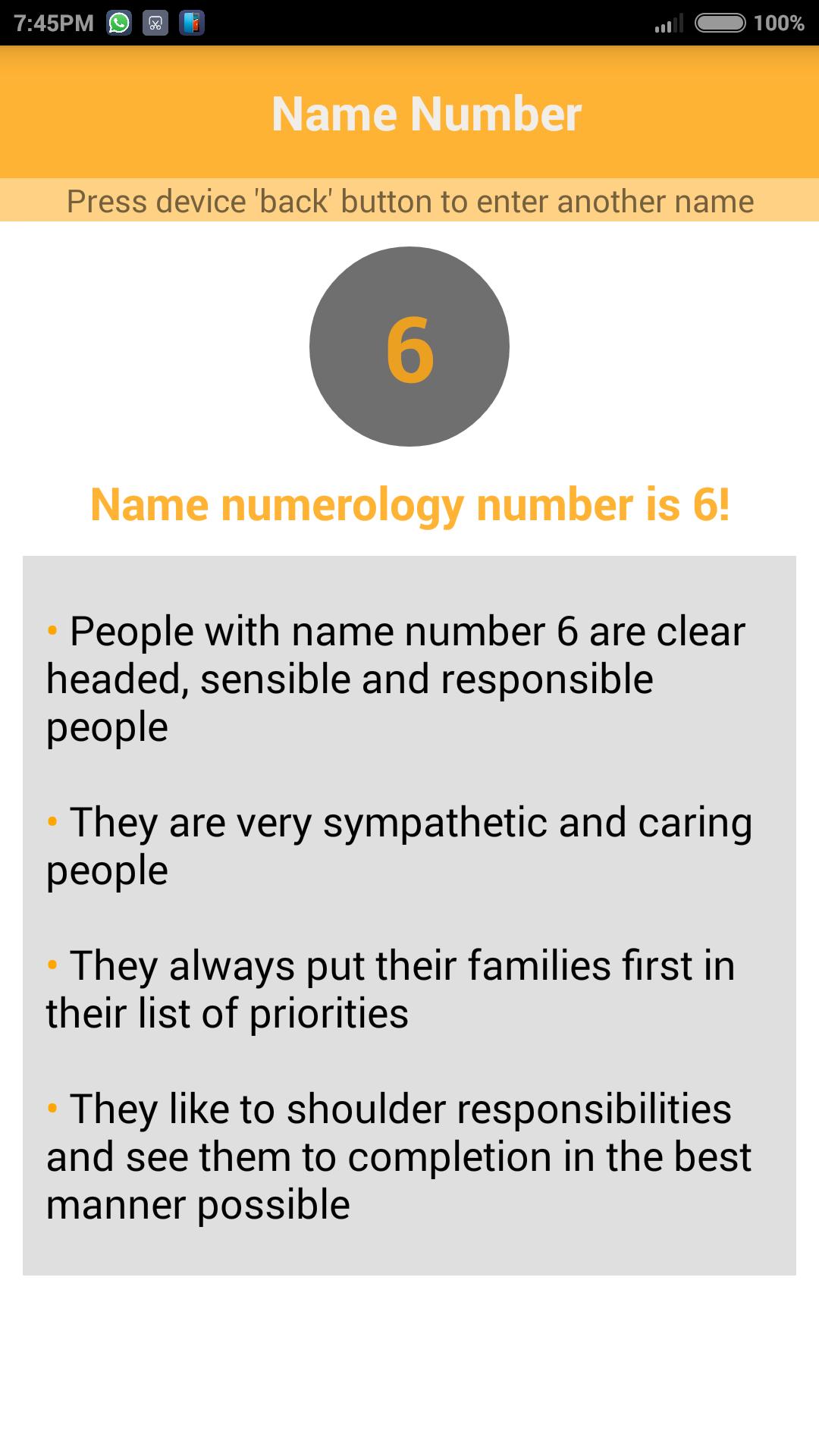 Simple Name Numerology