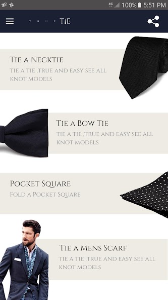 How To Tie A Tie Knot - True T