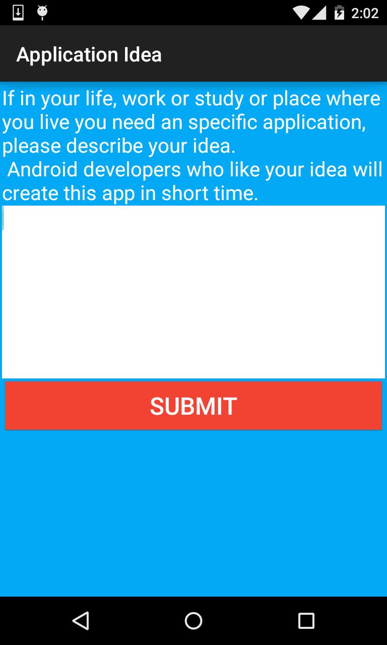 Application Idea
