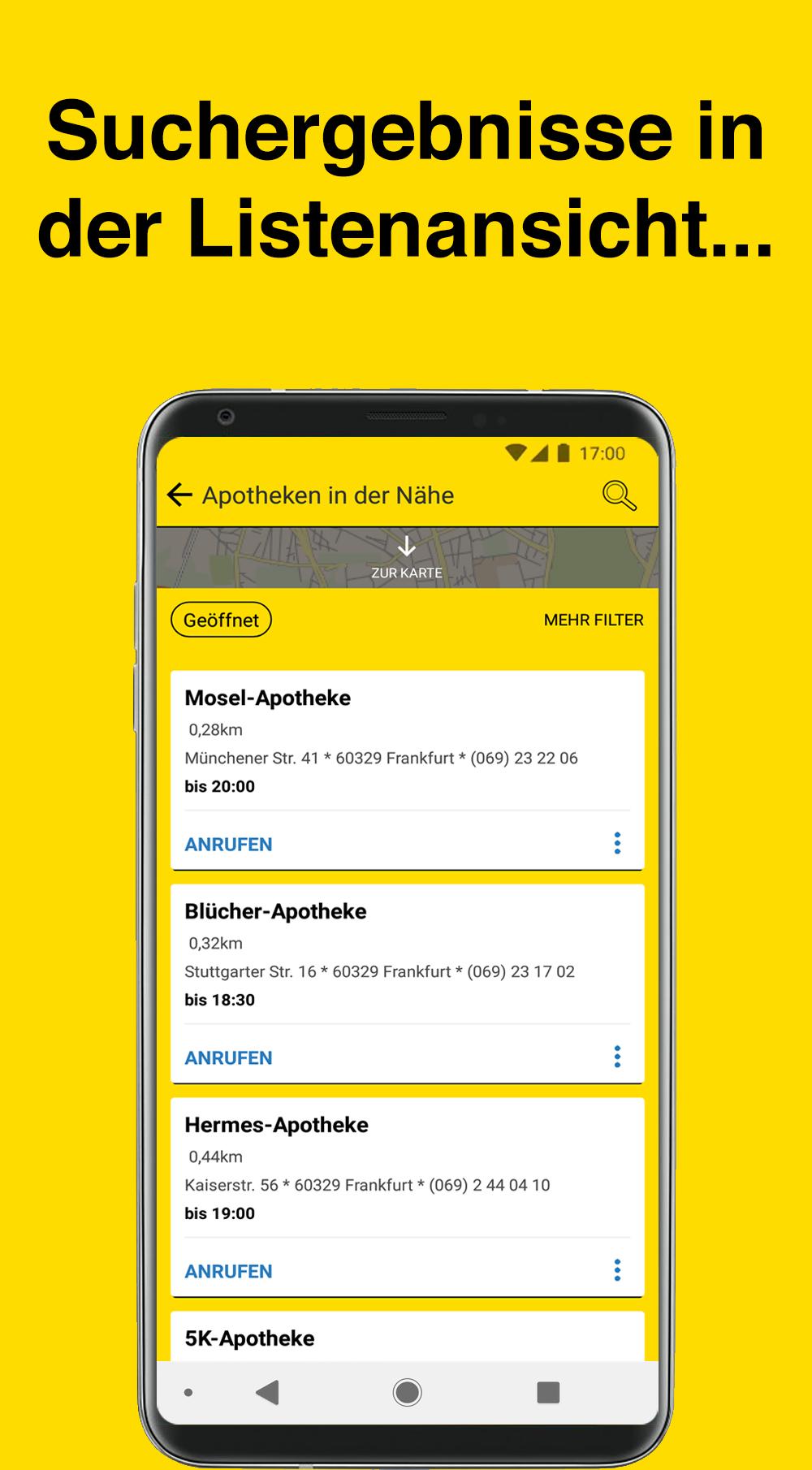 Gelbe Seiten Notfall-App