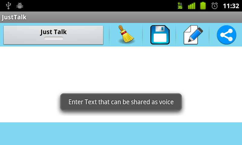Just Talk - Text to Speech . Read news & blogs
