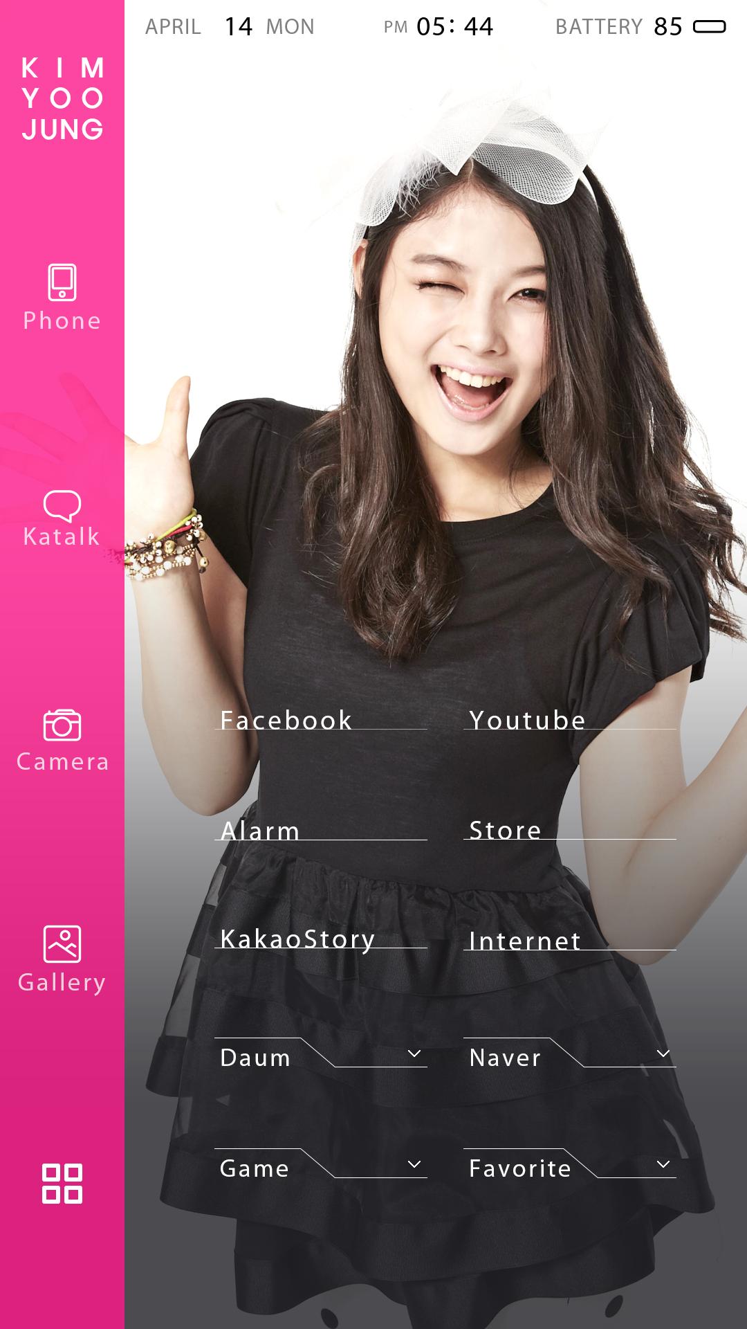 Kimyoojung Buzz Launcher Theme