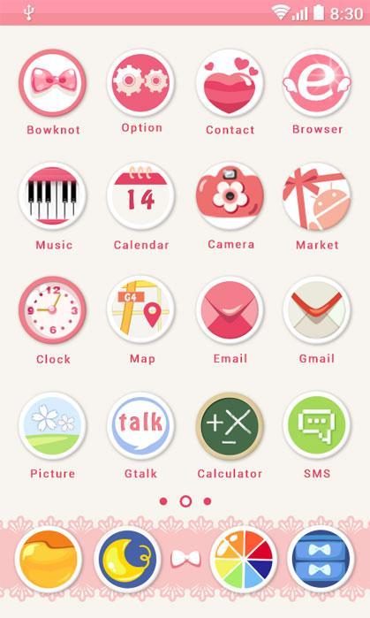 360 Mobile themes -Bowknot