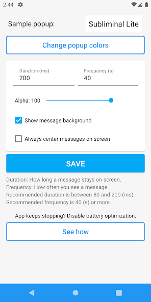 Subliminal Messages Lite