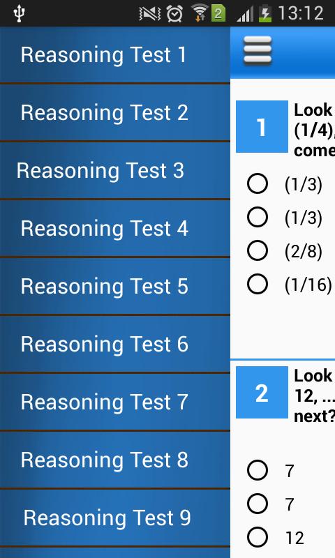 Reasoning Test
