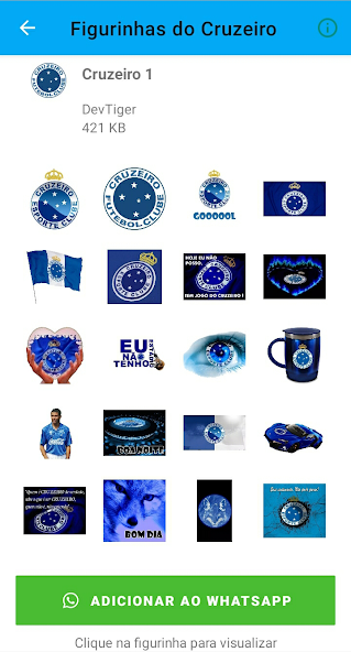 Figurinhas do Cruzeiro
