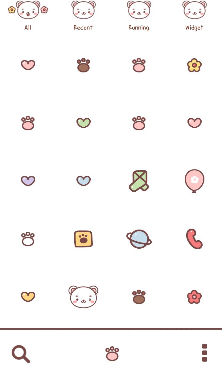 balloon bear dodol theme