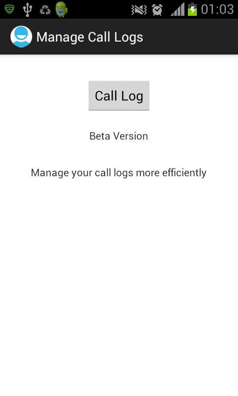 Call Log Manager