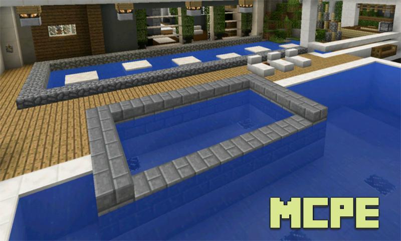 Modern Mansion Map for MCPE