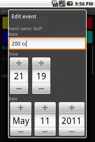 Annet's Event Logger