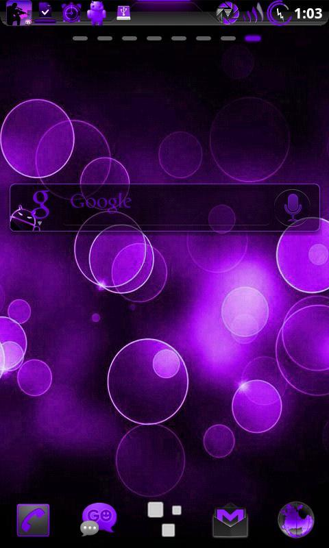 GOWidget Theme DeepPurple-Free