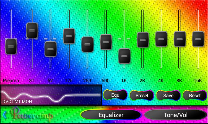 Poweramp Skin Rainbow
