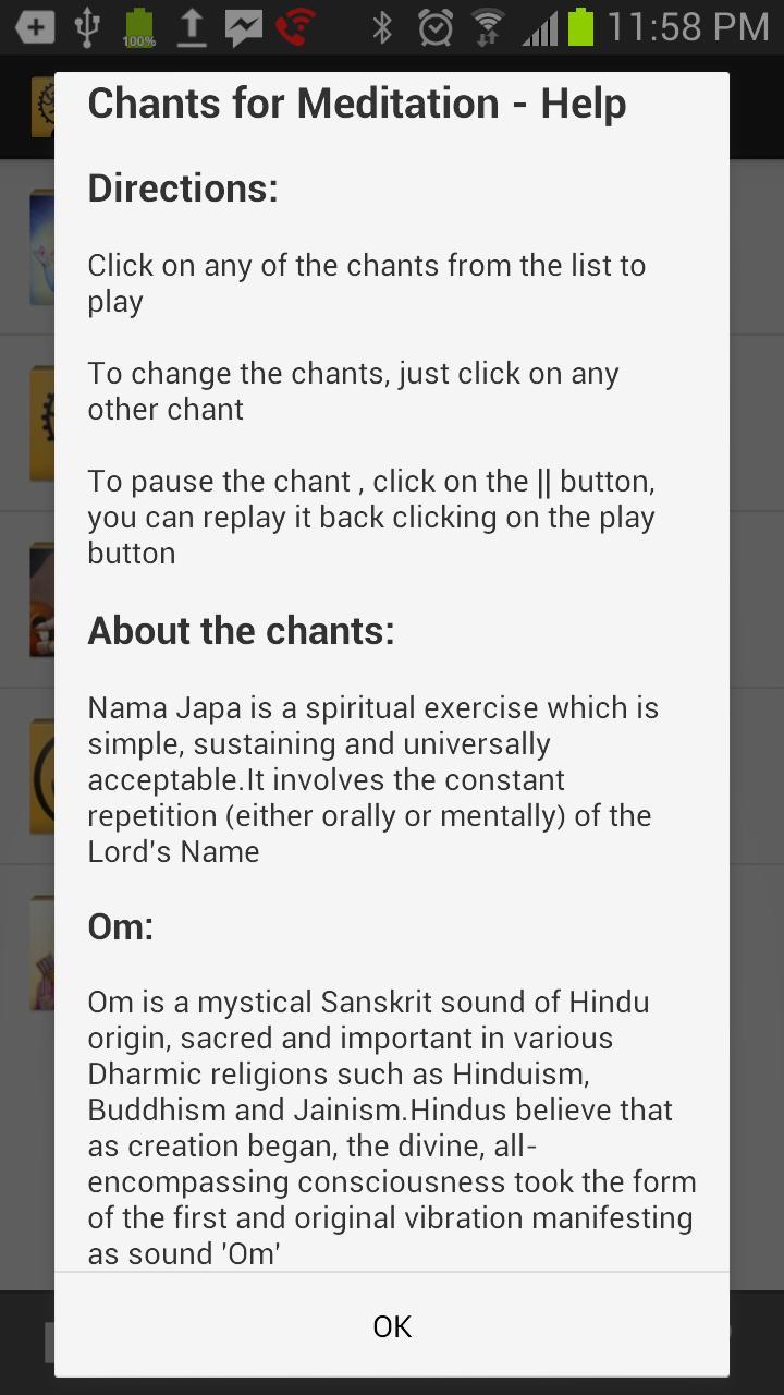 Chants for Meditation