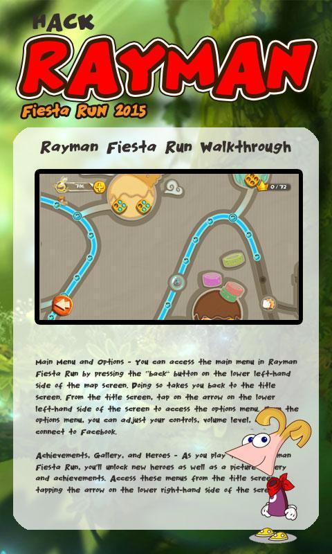 Hack Rayman Fiesta RUN 2015