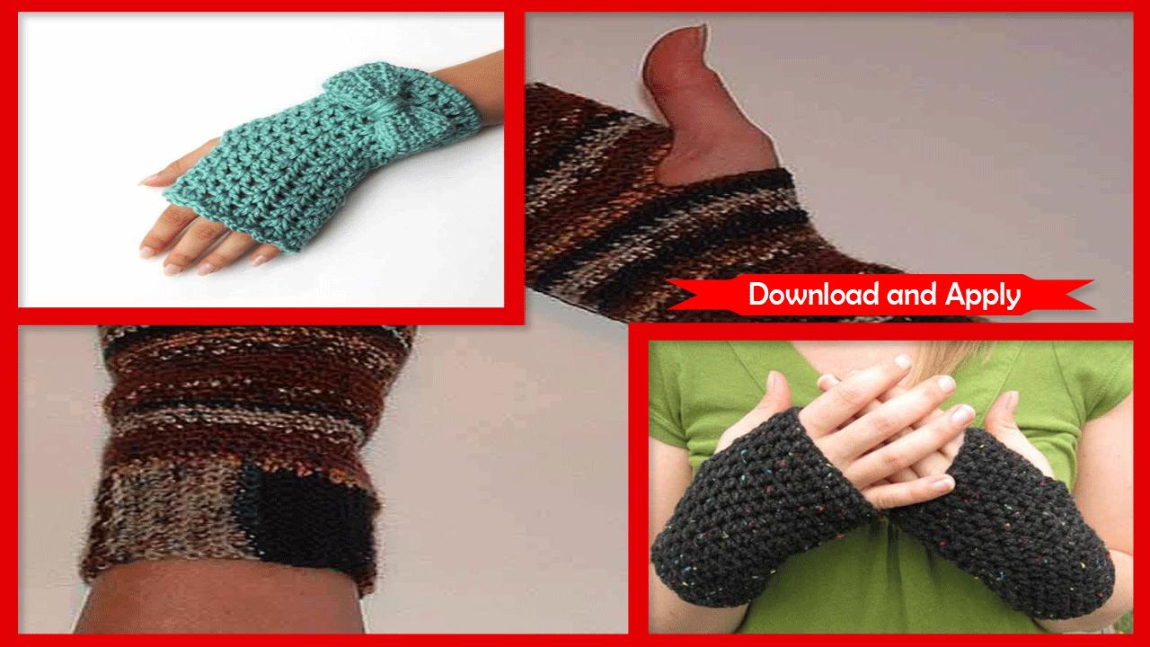 Easy Crochet Fingerless Gloves