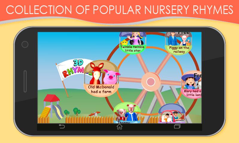 3D Nursery Rhymes for Kids