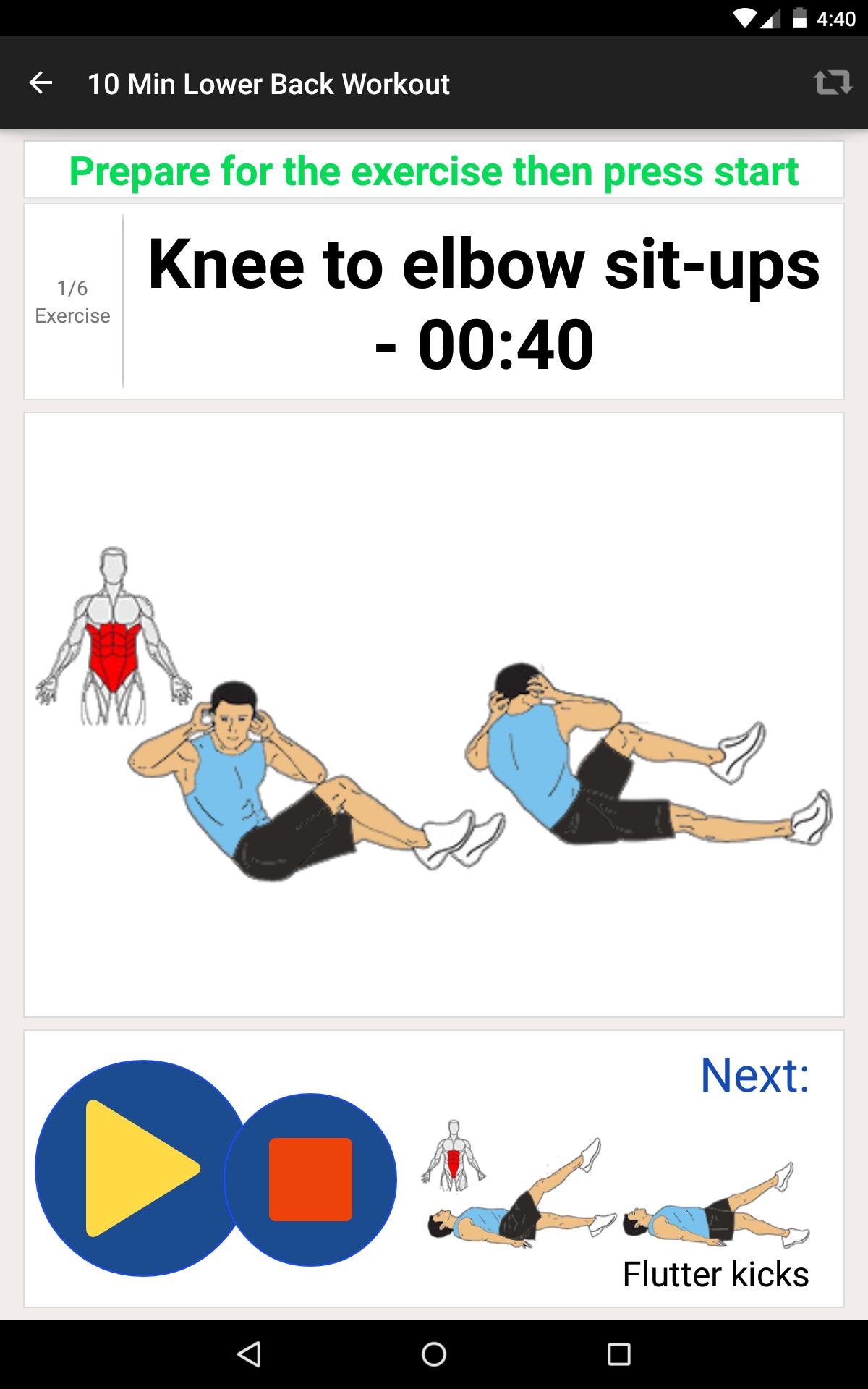 10 Min Lower Back Therapy