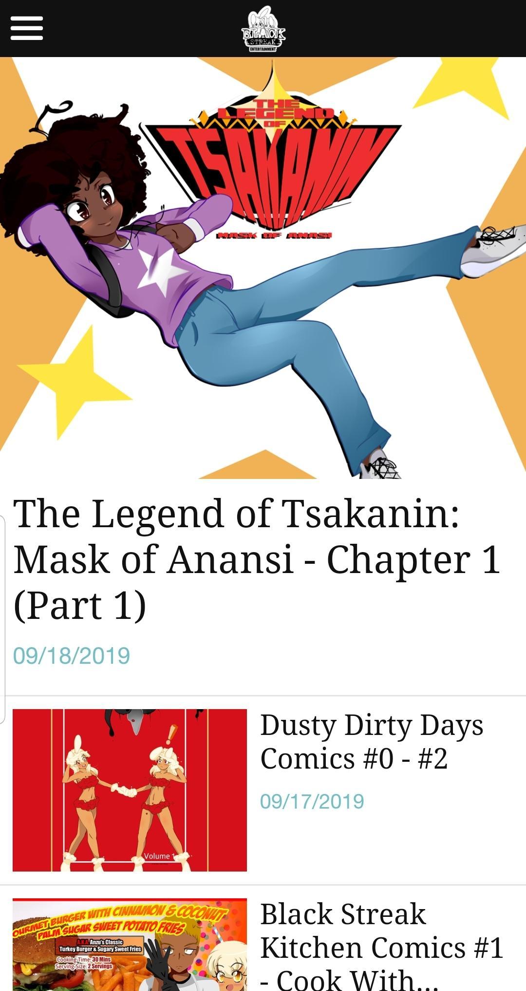 Black Streak Entertainment App