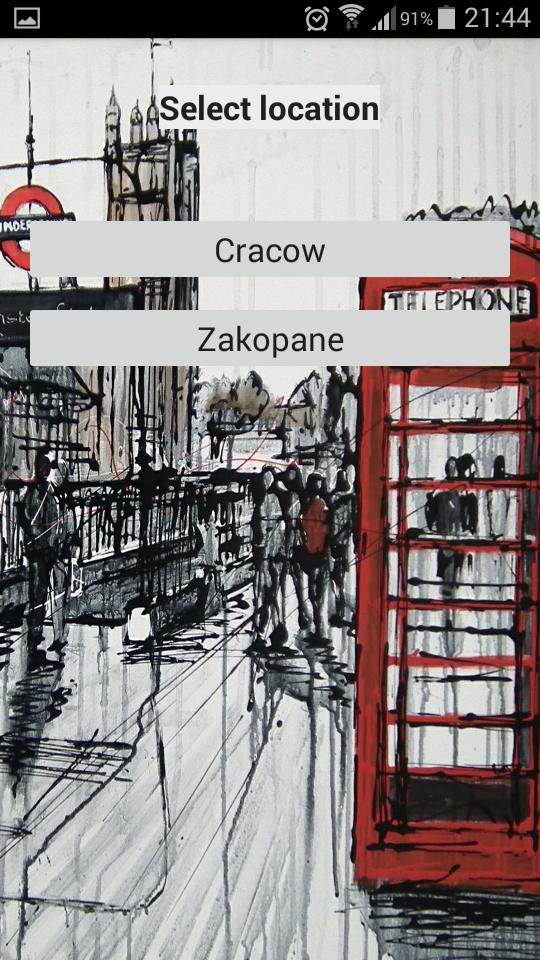 Smog forecast for Krakow