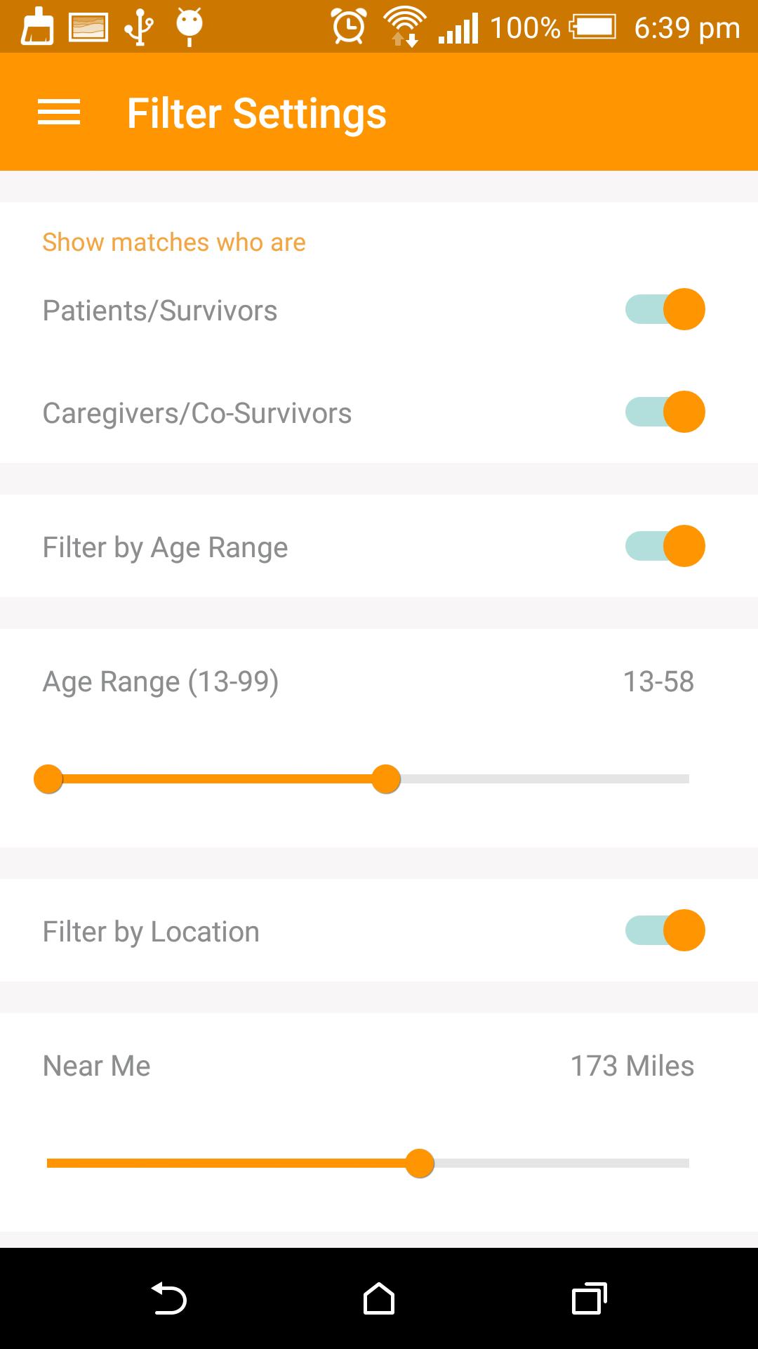 Instapeer:Cancer Peer Matching