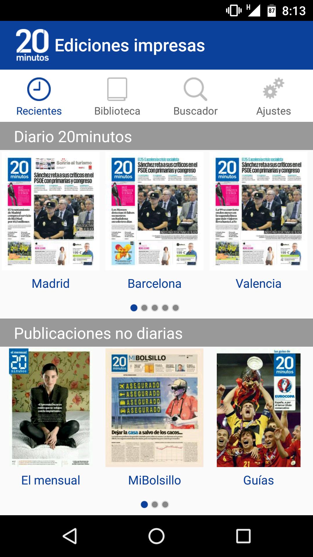 20minutos Ediciones impresas