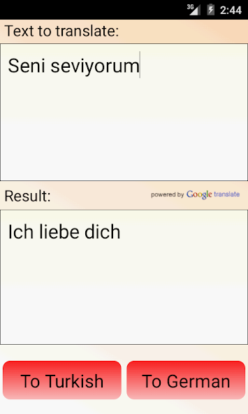German Turkish Translator