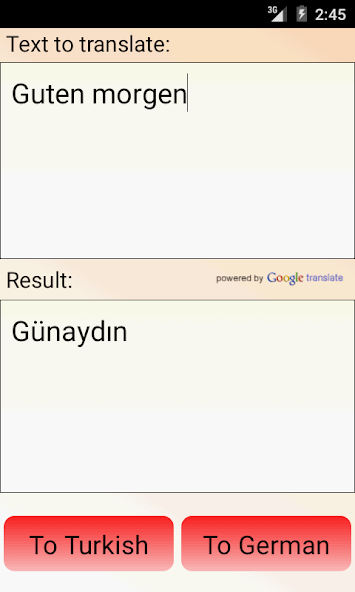 German Turkish Translator