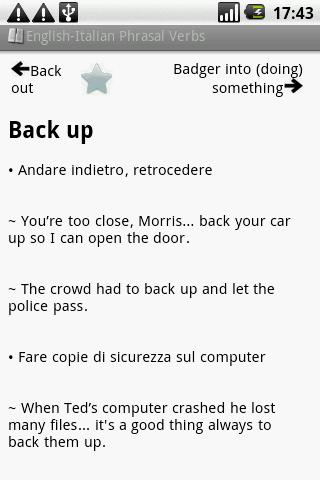 BKS English-Italian Phr Vrbs