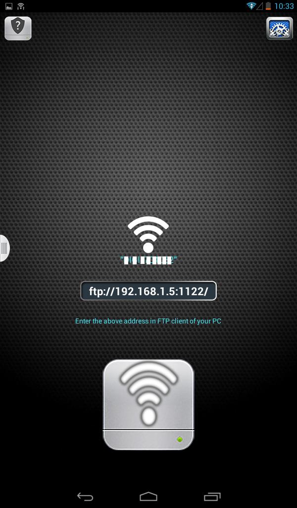 WiFi File Data Transfer