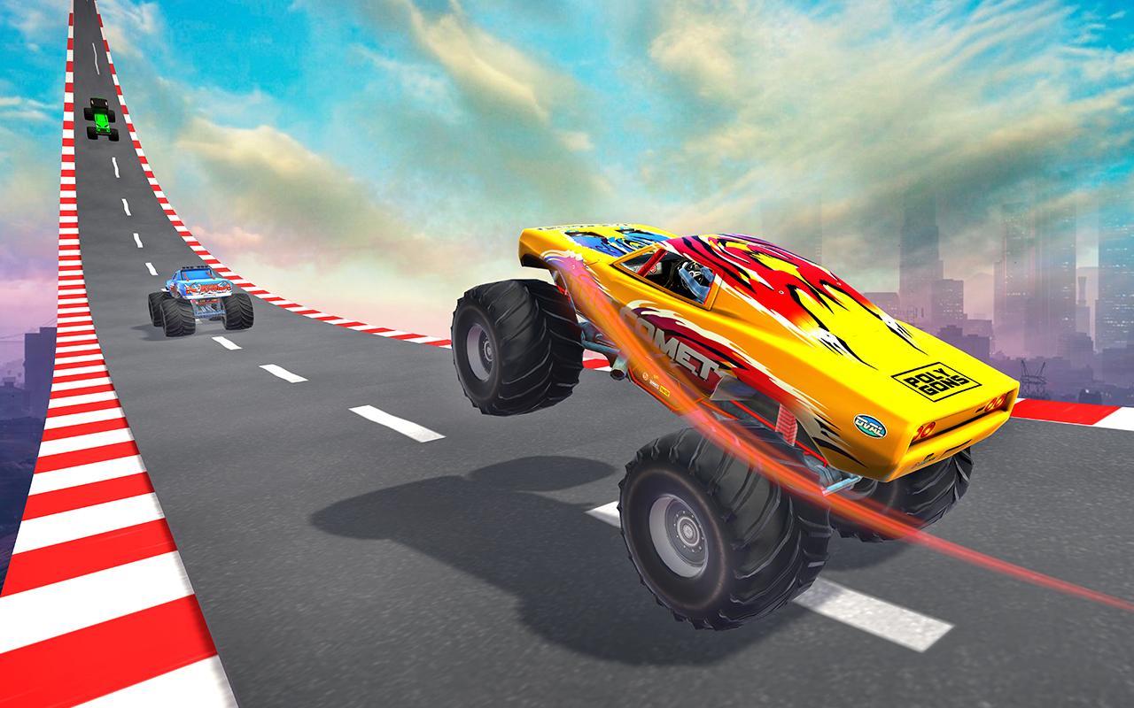 Mega Ramp Monster 3d Car Games