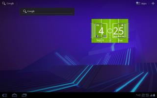 Football Digital Weather Clock