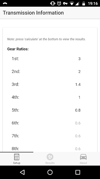 GearBuddy RPM-MPH Calculator