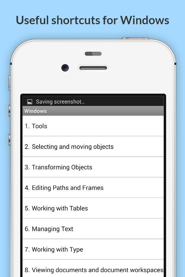 Free InDesign CS6 Shortcuts