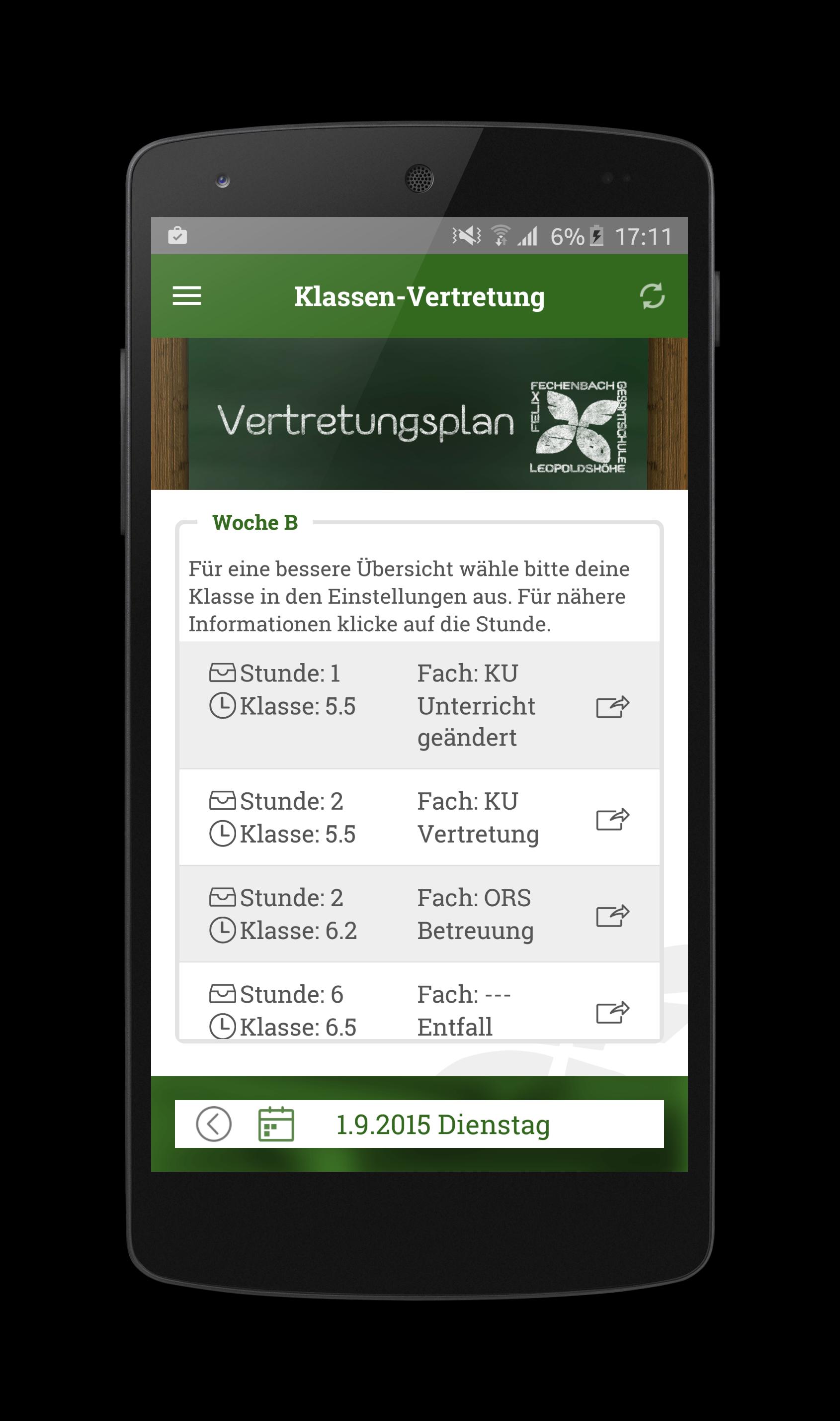 FFGLeo Vertretungsplan