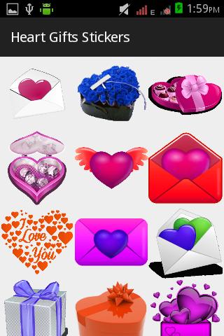 Heart Gift Stickers