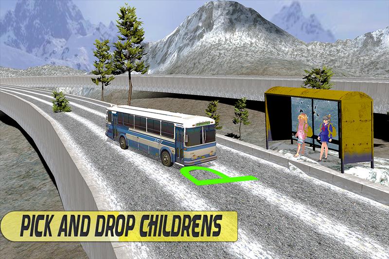 Super High School Bus Driving