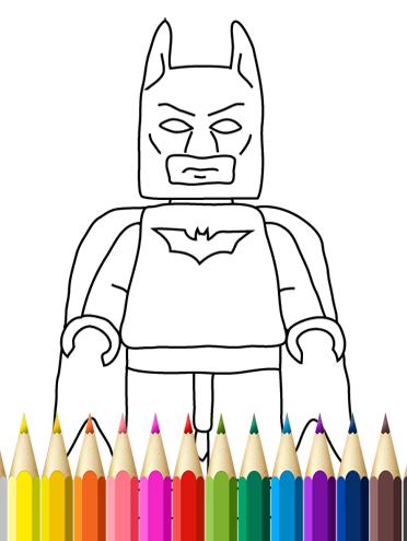 Kids Coloring Book Superheroes