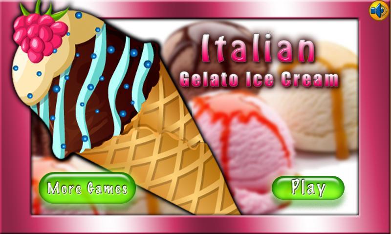 Cooking Game Italian Gelato