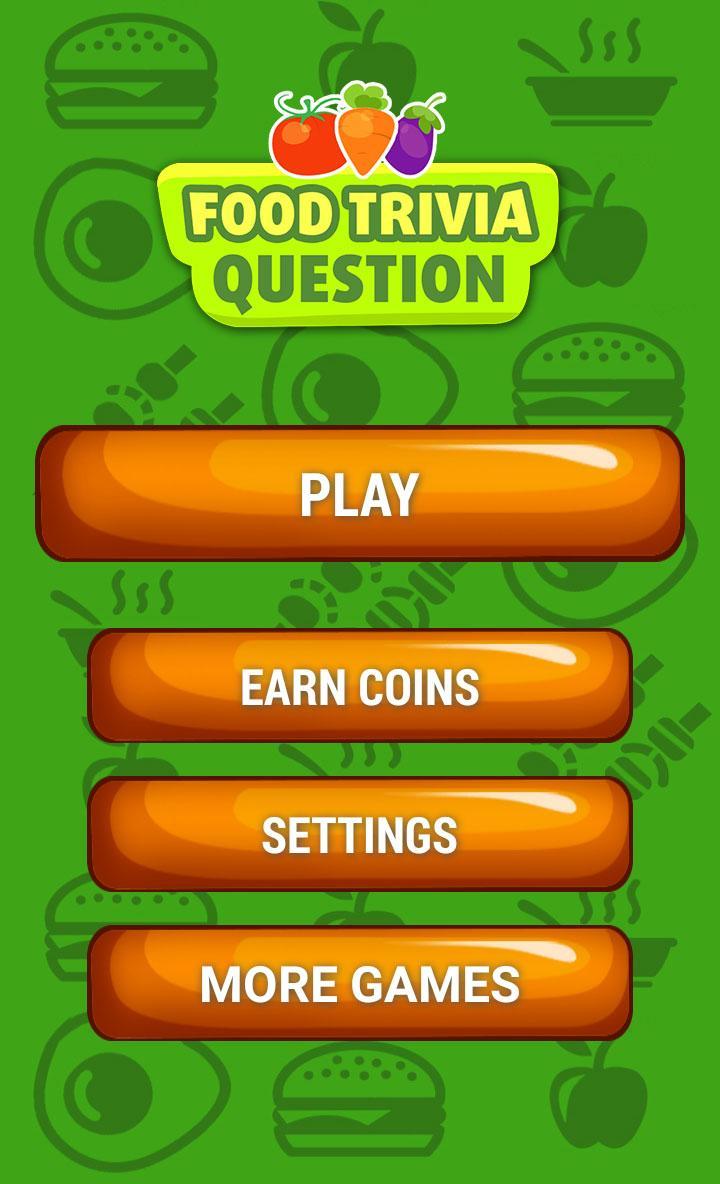 Food Trivia Questions Quiz
