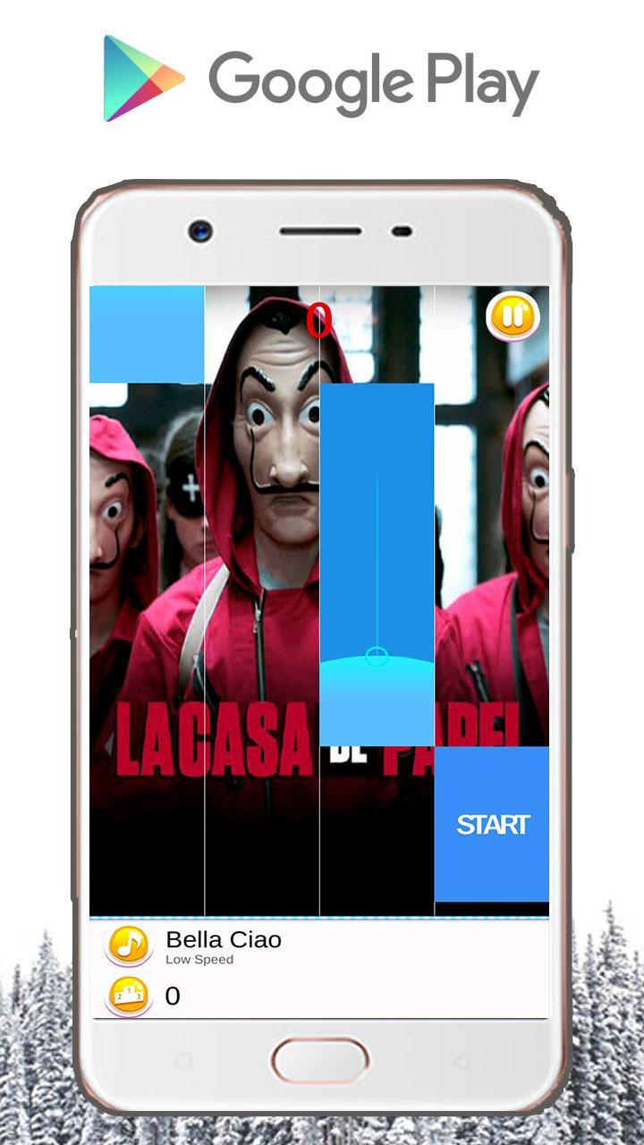 La Casa De Papel Piano Tiles