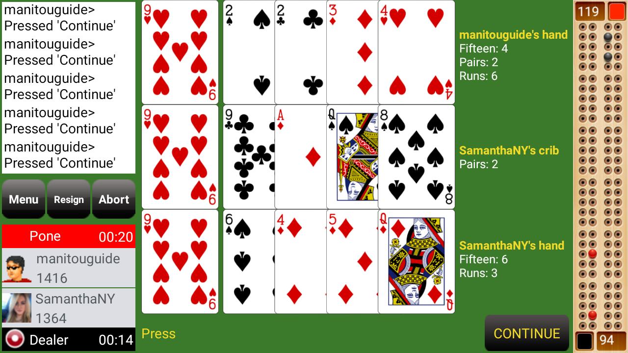 Cribbage Club Online