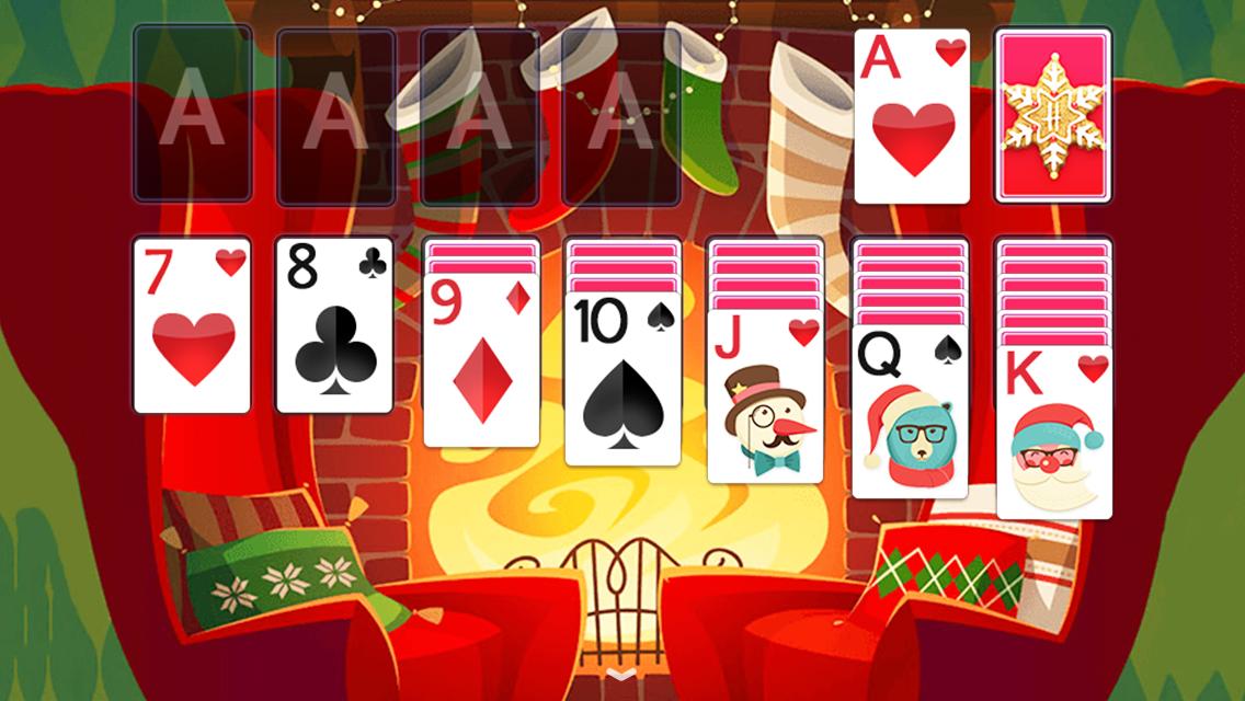 Solitaire Warm Christmas Theme