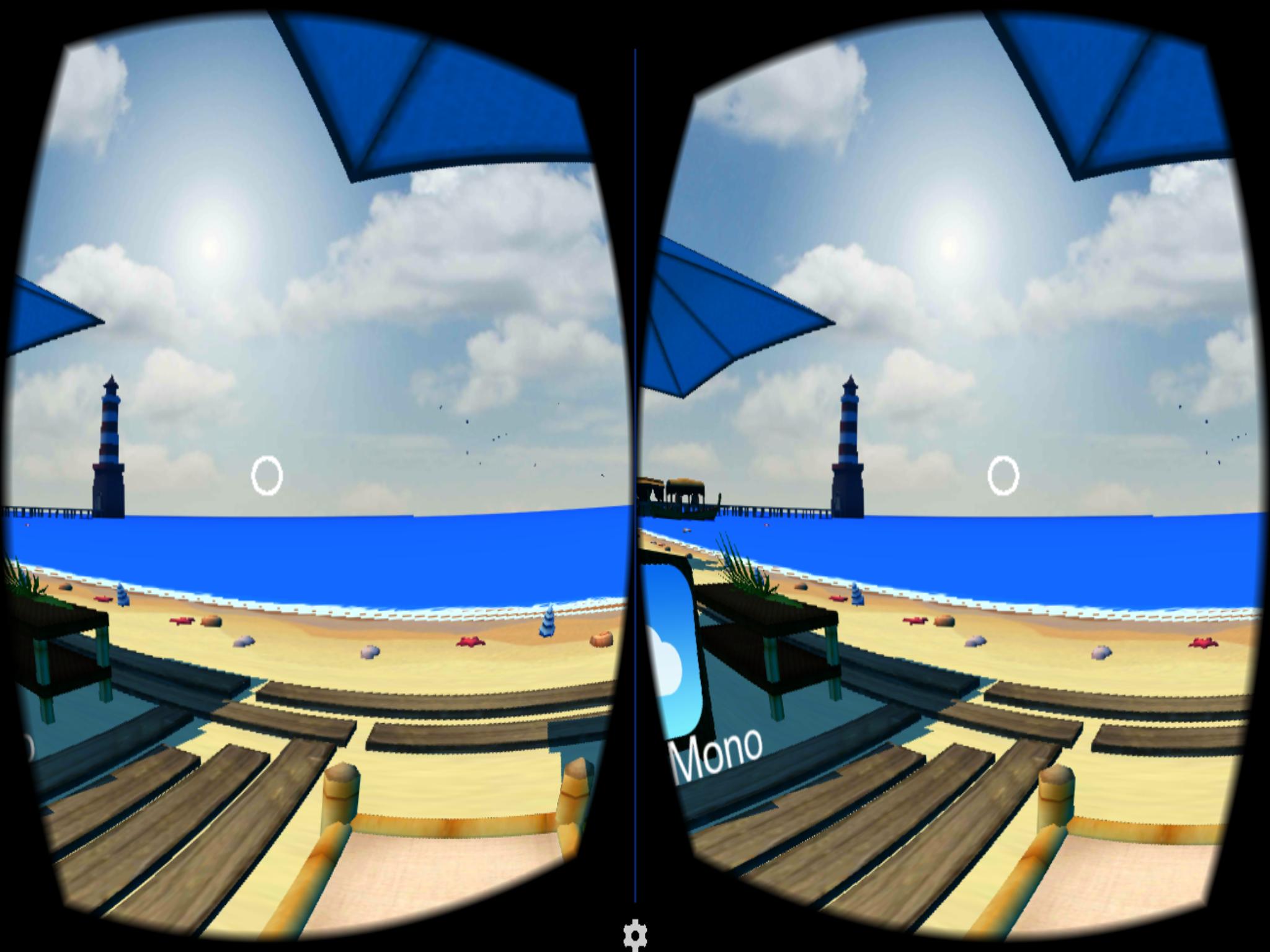 Relax Beach Toon VR Cardboard